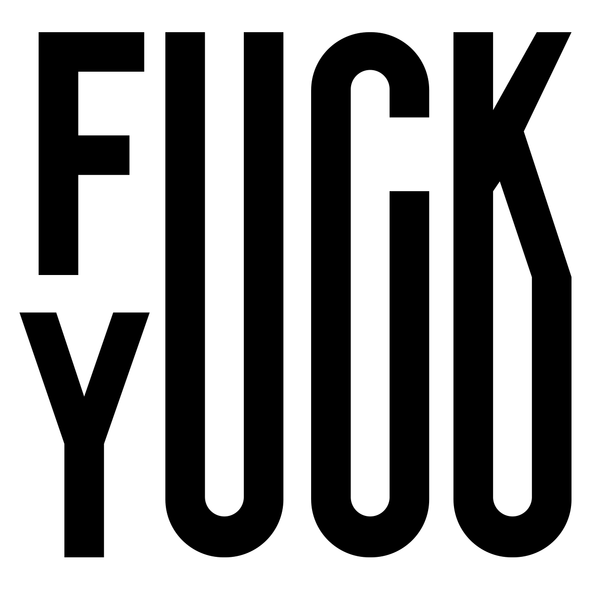 T-shirt fuck you