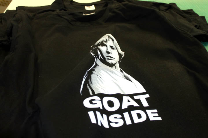 T-shirt noir Luke Skywalker Goat Inside