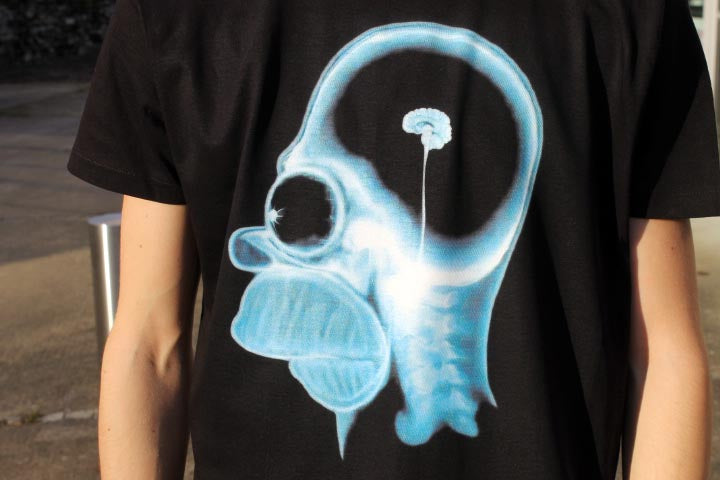 T-shirt Homer Simpson Scanner