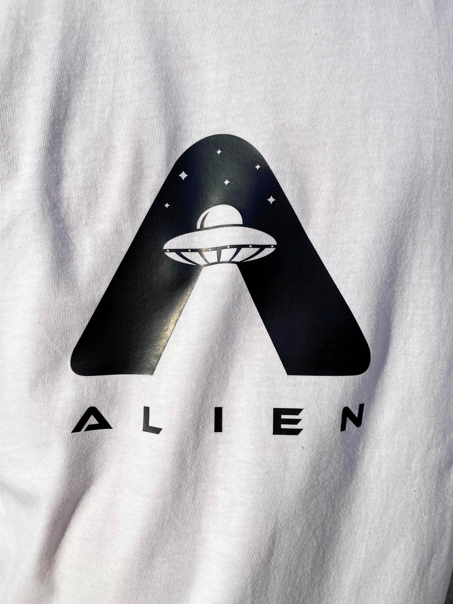 T-shirt blanc alien 2 blanc