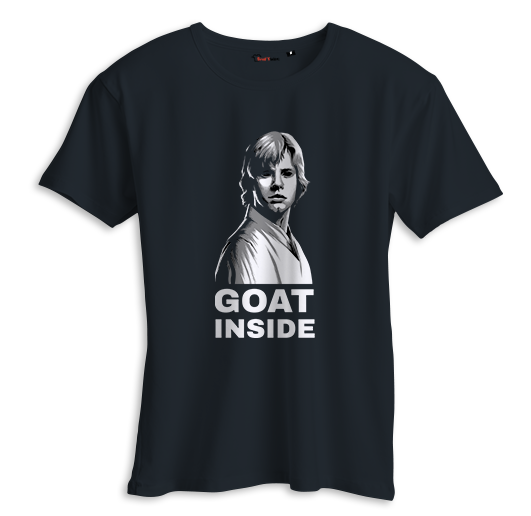 T-shirt noir Luke Skywalker Goat Inside