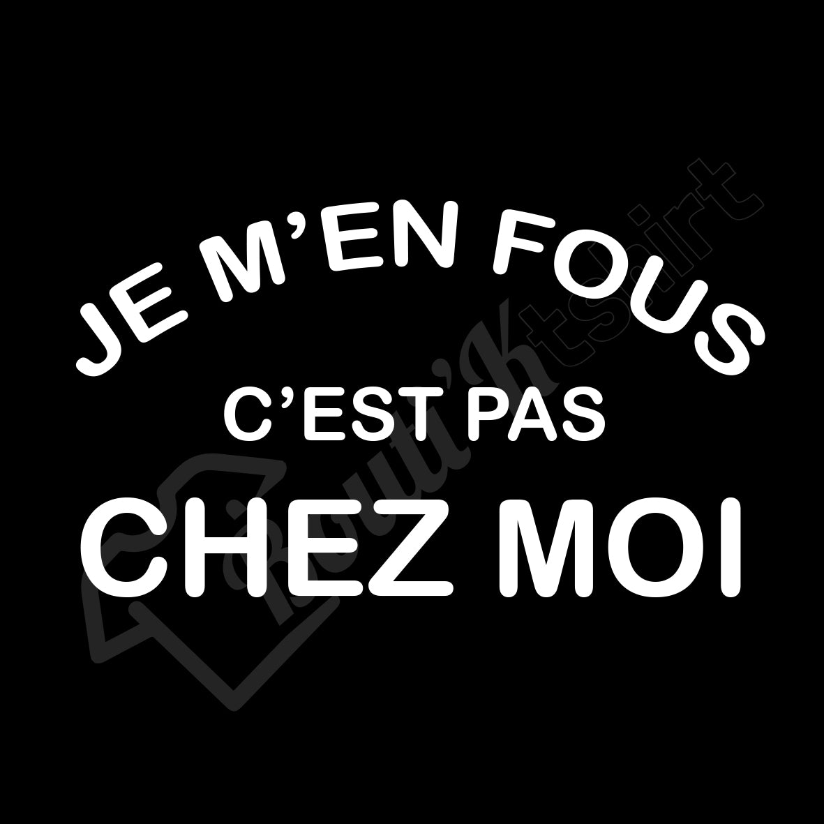 Tshirt C'est pas chez moi