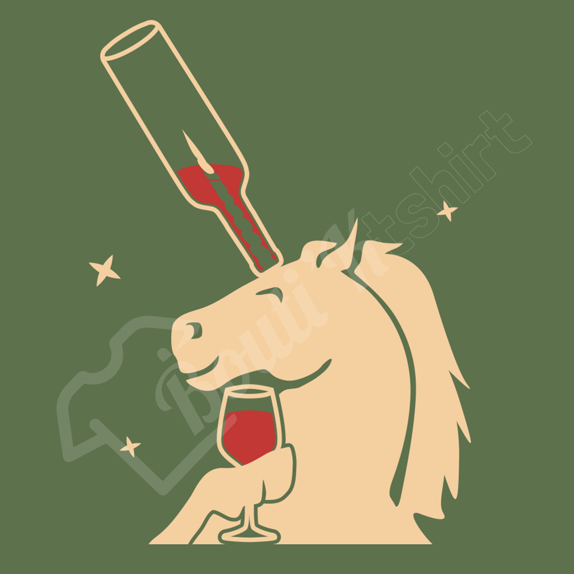 Tshirt Vin & Licorne