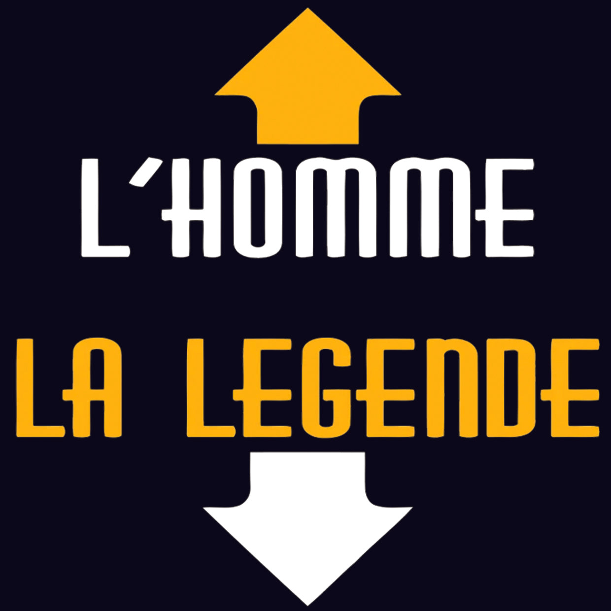Tshirt L'homme et la légende