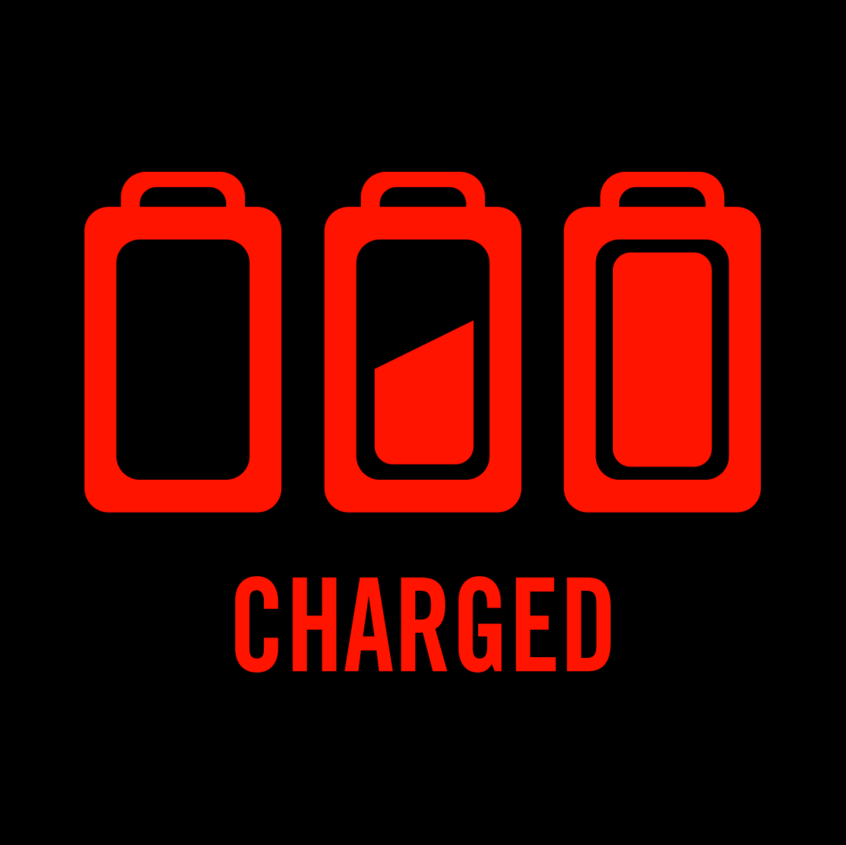 T-shirt noir Charged