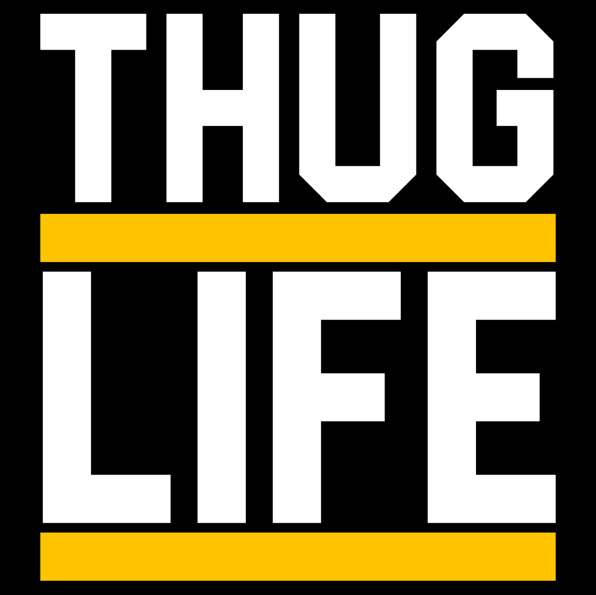T-shirt thug life