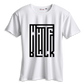 T-shirt white black