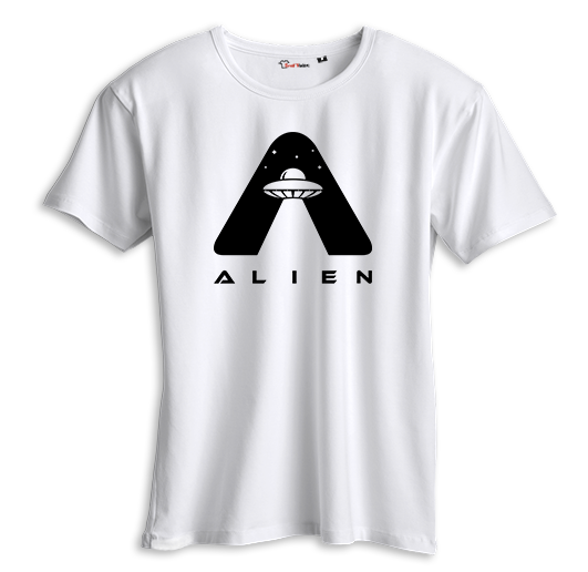 T-shirt blanc alien 2 blanc