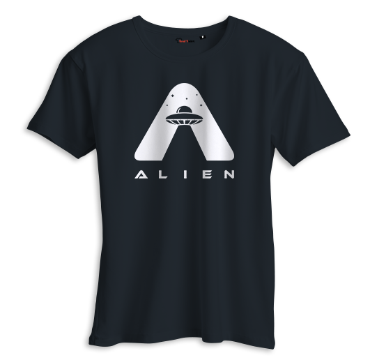 T-shirt noir alien 2 noir