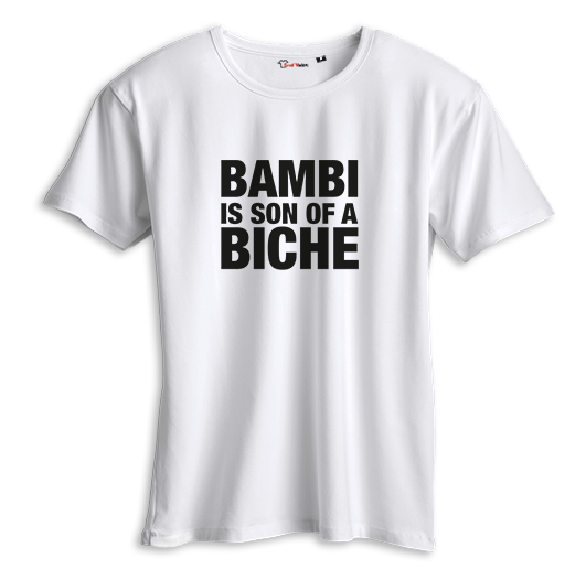 T-shirt bambi blanc
