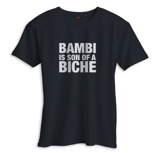 T-shirt bambi noir