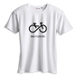 T-shirt bike forever blanc