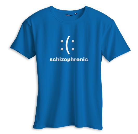 T-shirt Schizophrenic