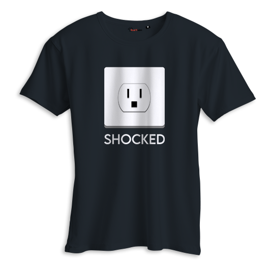T-shirt shoked