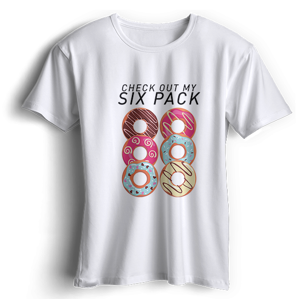 Tshirt Check out my six pack
